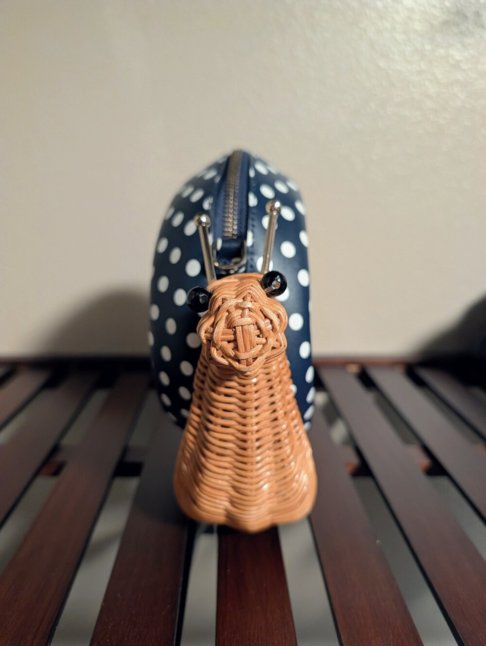 LIMITED EDITION Kate Spade Enchanted Scarlett Snail Wicker Crossbody - Picture 2 of 7